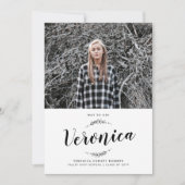 Faire-part de graduation de la lumière naturelle (Devant)