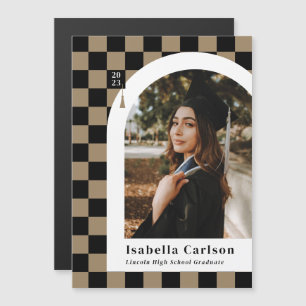 Faire-part de graduation de la photo d'arc avec ai