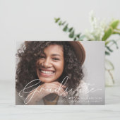 Faire-part de graduation de la photo de la méthode (Debout devant)