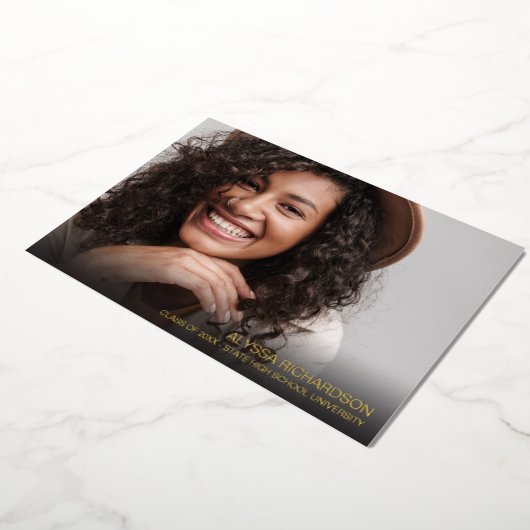 Faire-part de graduation de la photo de la méthode (Rotation)