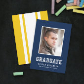 Faire-part de graduation de la photo de la variati