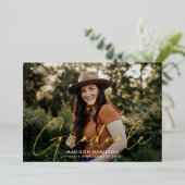 Faire-part de graduation de la photo de Script Gol (Debout devant)