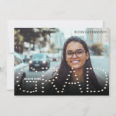 faire-part de graduation de la photo Gold 2025 (Devant)