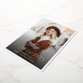 faire-part de graduation de la photo Gold Foil 202 (Rotation)