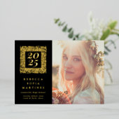 Faire-part de graduation de la photo naturelle du  (Debout devant)