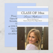 Faire-part de graduation de la photographie à band (Devant / Derrière)