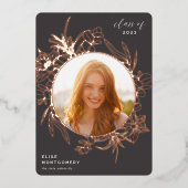 Faire-part de graduation de la photographie de fla (Recto)