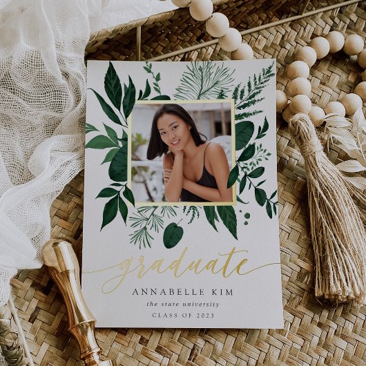 Faire-part de graduation de la photographie de Foi