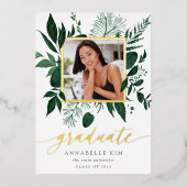 Faire-part de graduation de la photographie de Foi (Recto)