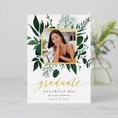 Faire-part de graduation de la photographie de Foi (Debout devant)