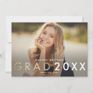 Faire-part de graduation de Mix moderne Invitation