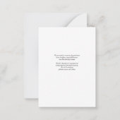 Faire-part de graduation de script photo moderne (Dos)