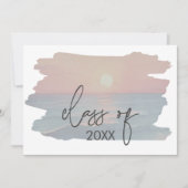 Faire-part de graduation de Sunset Beach Ocean mod (Devant)