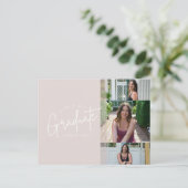 Faire-part de graduation du collage photo moderne (Debout devant)