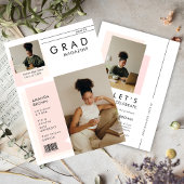 Faire-part de graduation du magazine Boho moderne