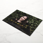 Faire-part de graduation du script de finition (Rotation)