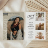 Faire-part de graduation en photo gravée Invitatio