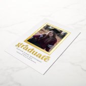 Faire-part de graduation et d'invitation du cadre (Rotation)