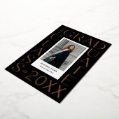 Faire-part de graduation Invitation de la feuille  (Rotation)