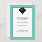 Faire-part de graduation moderne (Devant)