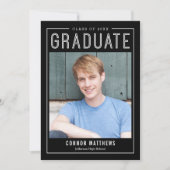 Faire-part de graduation moderne Invitation (Devant)