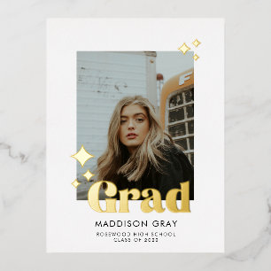 Faire-part de graduation moderne Open house invita