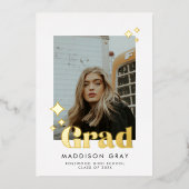 Faire-part de graduation moderne Open house invita (Recto)