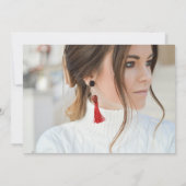 Faire-part de graduation multi-photo de script sim (Dos)