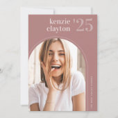 Faire-part de graduation photo Arch moderne (Devant)