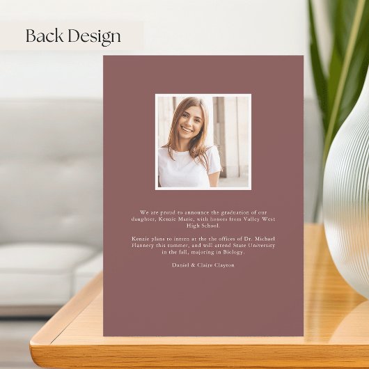 Faire-part de graduation photo Arch moderne