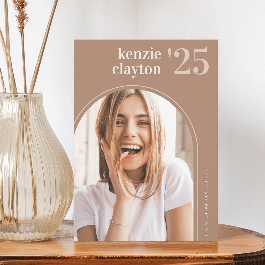 Faire-part de graduation photo Arch moderne