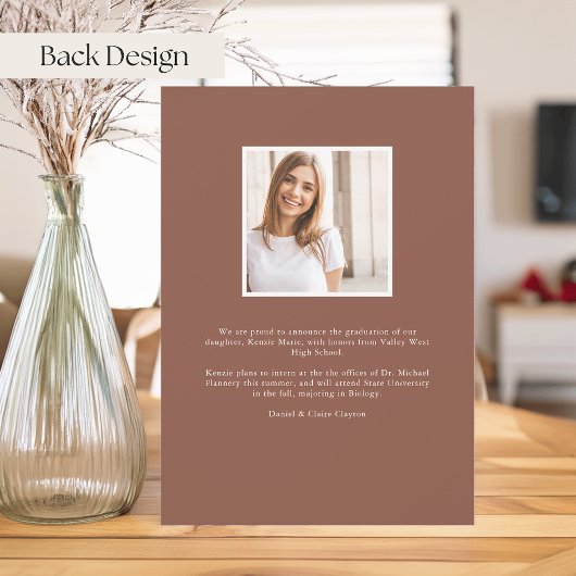 Faire-part de graduation photo Arch moderne