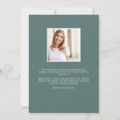 Faire-part de graduation photo Arch moderne (Dos)