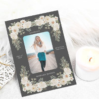 Faire-part de graduation photo de la frontière ivo