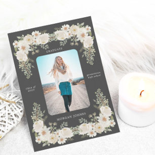 Faire-part de graduation photo de la frontière ivo