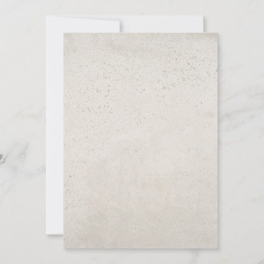 Faire-part de graduation photo esthétique neutre (Dos)