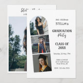 Faire-part de graduation photo personnalisée (Devant / Derrière)