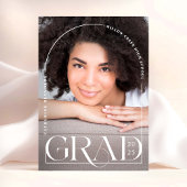 Faire-part de graduation photo simple moderne