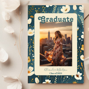 Faire-part de graduation Retro Boho
