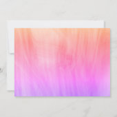 Faire-part de graduation rose violet fille (Dos)