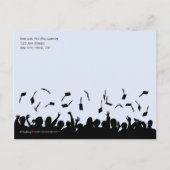 Faire-part de graduation Royal Stripes (marine) (Dos)