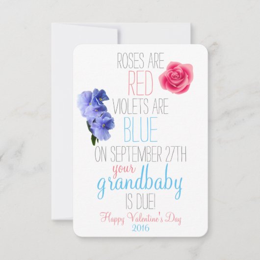 Faire-part de grossesse (Devant)