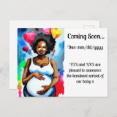 Faire-part de grossesse (Devant / Derrière)