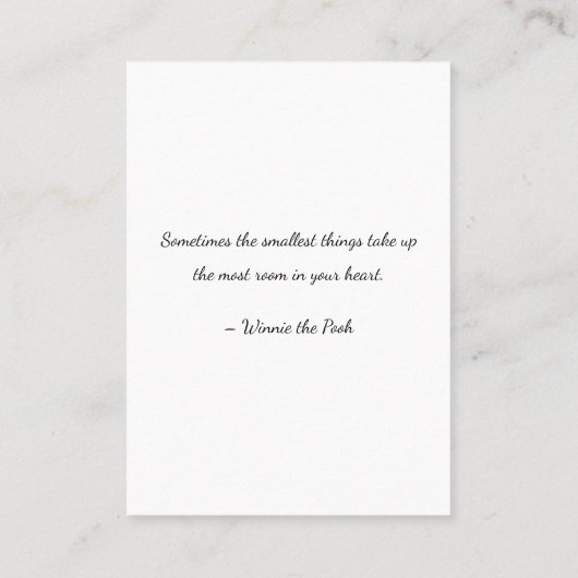 faire-part de grossesse ! (Dos)