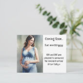 Faire-part de grossesse (Debout devant)