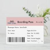 Faire-part de grossesse à thème de voyage (neutre) (Debout devant)