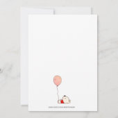 Faire-part de grossesse aquarelle bébé garçon (Dos)