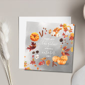 Faire-part de grossesse automnale