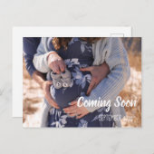 Faire-part de grossesse Bientôt Carte Postale (Devant / Derrière)