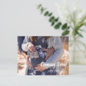 Faire-part de grossesse Bientôt Carte Postale (Debout devant)